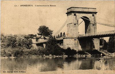 CPA ANDRÉZIEUX - L'embouchure du BONSON (459671)