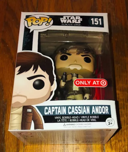 New Funko Pop Captain Cassian Andor Star Wars Rogue One Target Exclusive Vaulted