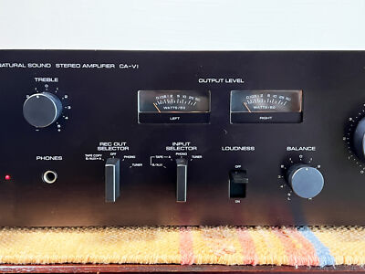 Yamaha CA-V1 Stereo Integrated Amplifier Audio Black Good Yamaha CA-V1 Stereo Integrated Amplifier Audio Black Good