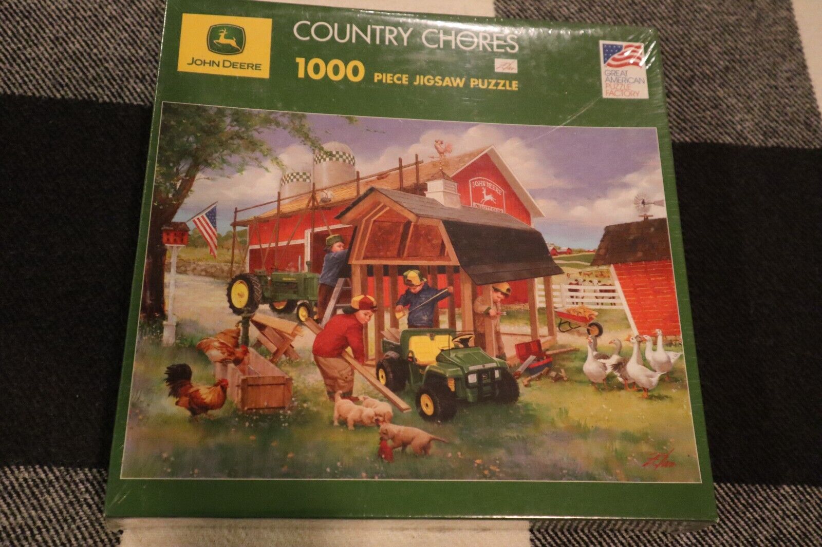 JOHN DEERE COUNTRY CHORES 1000 PIECE JIGSAW PUZZLE 2007 NEW !