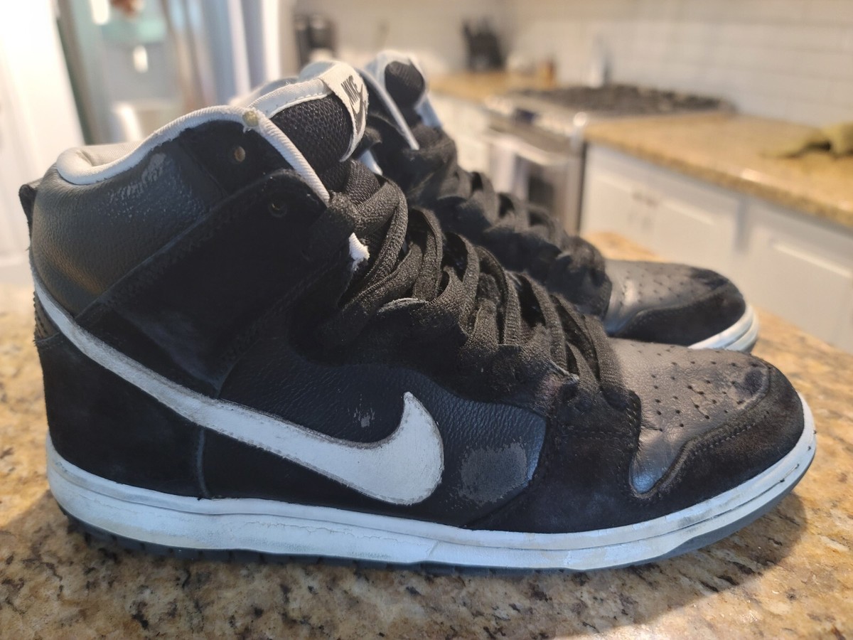 Nike SB Dunk High Pro Venom Shoes Black White 305050 008 Sz 9
