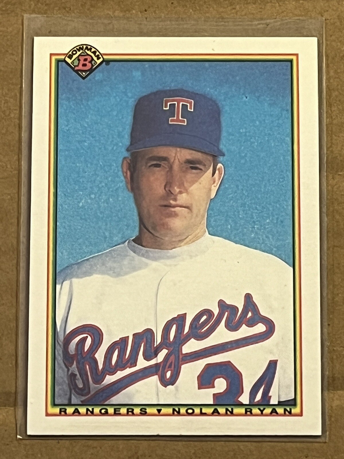 1990 BOWMAN- NOLAN RYAN RANGERS #486
