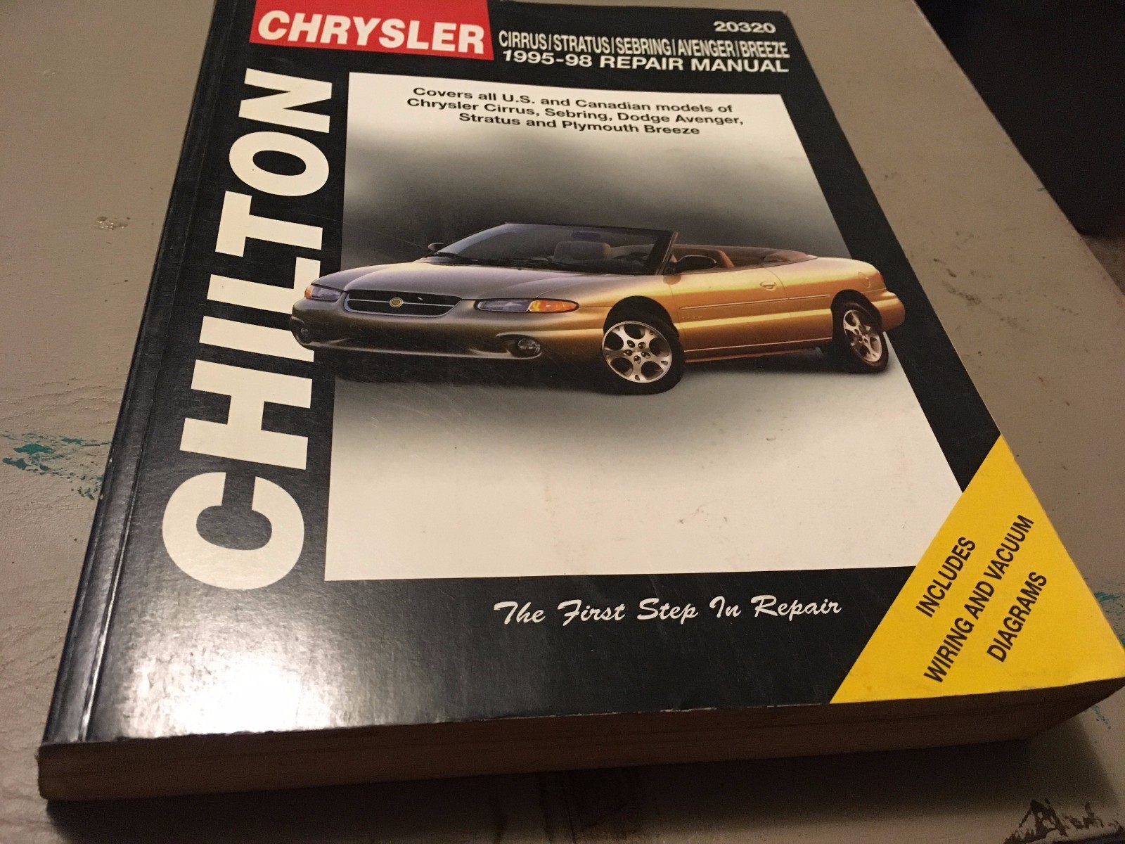 Total Car Care Repair Manuals: Chrysler Cirrus, Stratus, Sebring, Avenger,  and Breeze, 1995-98 by Chilton Automotive Editorial Staff (1998, Paperback)  | ...