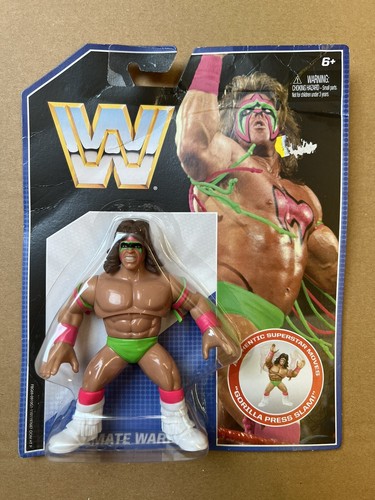 WWE Retro Ultimate Warrior Figure Moc WWF Hasbro...