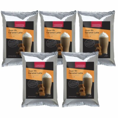 Cappuccine Ice Coffee Frappe Mix - Case of 5 Bags
