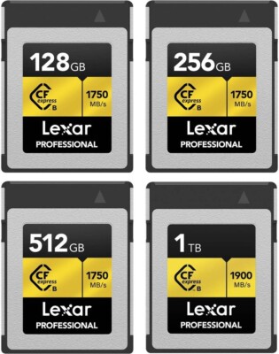 レキサー Lexar CFexpress Type B GOLD 128GB Amazon.com: Lexar 128GB Professional CFexpress Type B Memory