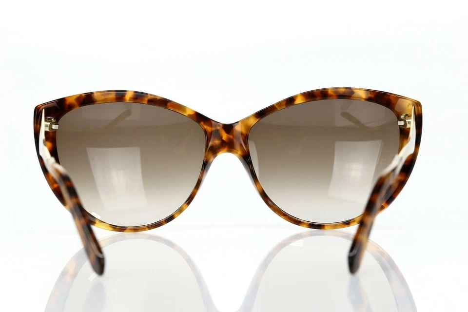 Gafas de sol ALEXANDER MCQUEEN para mujer AMQ4147/N/S Habana/oro ojo de gato 61 mm 141200 Foto 3 de 4