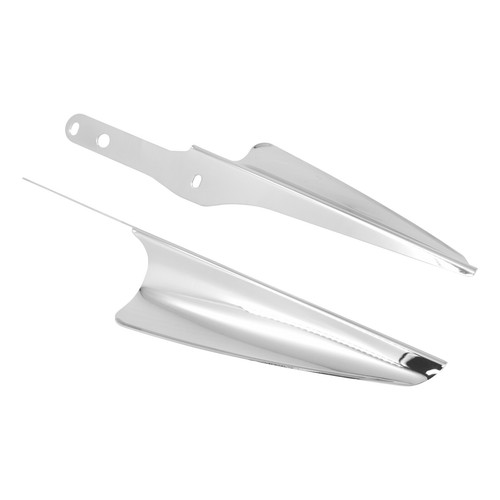 Chrome Front Fork Mount Wind Deflectors Fit For Harley Road King 95-2020 FLHRSE - Picture 13 of 17