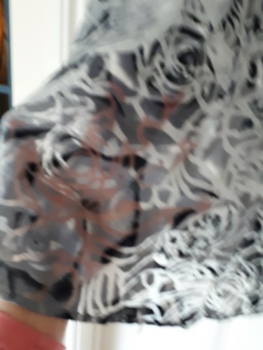Per Una skirt grey roses design size 14 NWT - Picture 4 of 6