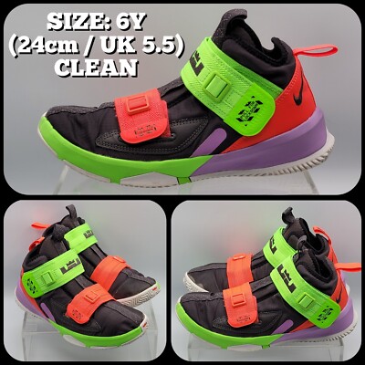 Nike LeBron Soldier 13 GS 'Thunder Grey Crimson Green' AR7585-002