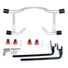 Saddlebags Guards Crash Rails Bars For Harley Touring Road Street Glides 14-25