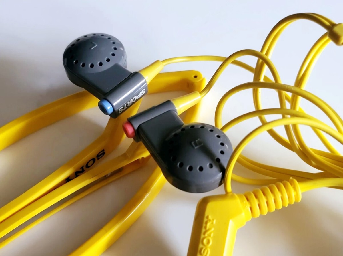 Retro Sony Sports Mdr-w14 Walkman Stereo Headphones Vintage Retro Sony Sports Mdr-w14 Walkman Stereo Headphones Vintage