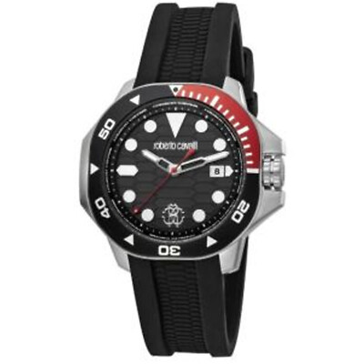 Roberto Cavalli Men's Classic Black Dial Watch - RC5G044P0065
