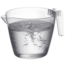 Clear Plastic Measuring Jug Cups Pint ML Baking Kitchen Liquid Water 1L 2L