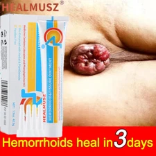 HEALMUSZ Hemorrhoid Cream, Hemorrhoid Treatment, Hemorrhoid & Fissure Ointment