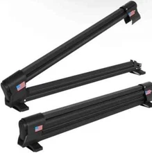 OUTPRIZE Ski Rack for Roof Rack, Extended Version Aluminum Snowboard Rack wit...