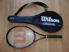 Wilson Graphite Aggressor Ltd 8.5 si Tennis Racket - 4 1/2