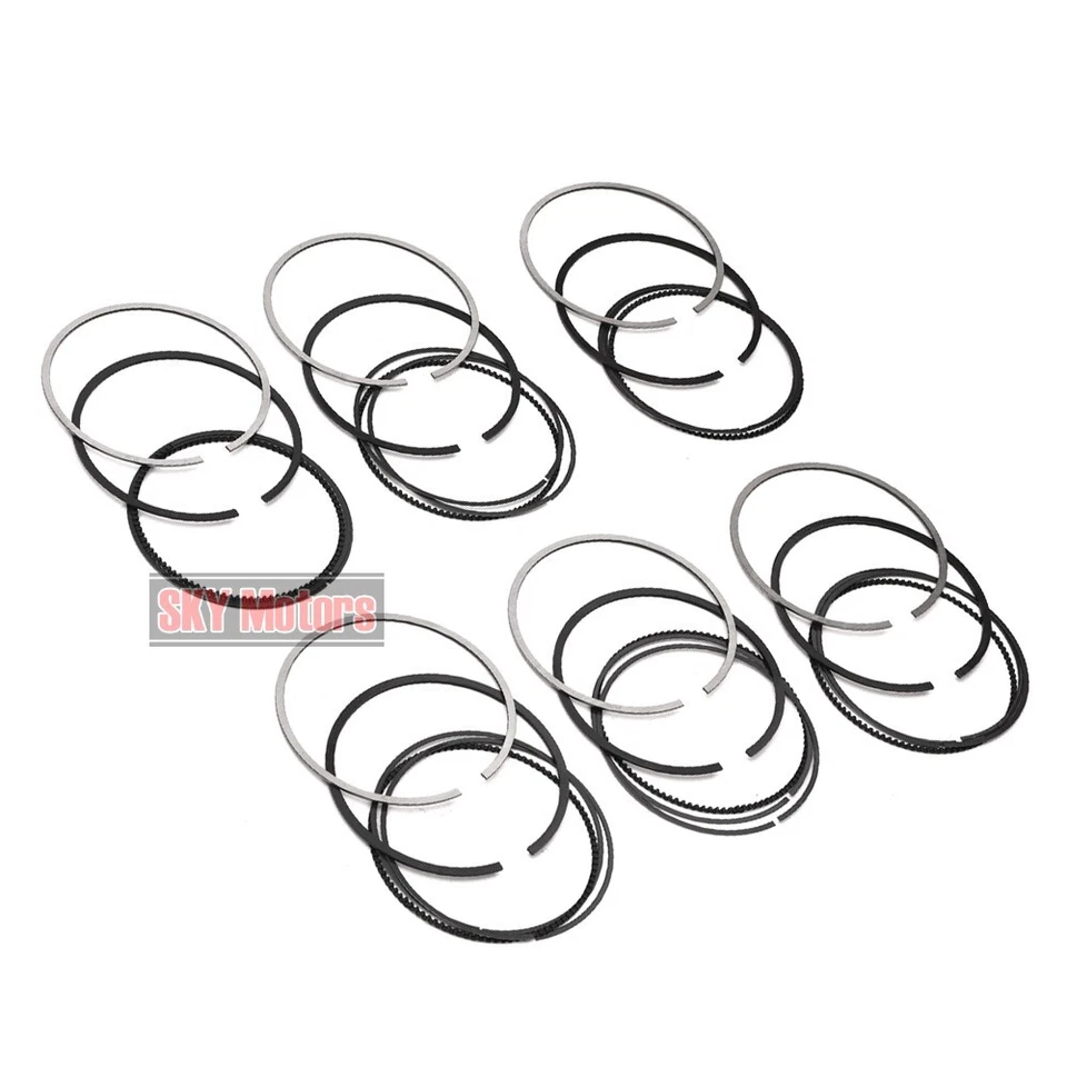 Juego de 6 anillos de pistón STD para Cadillac GMC CTS Buick Enclave GMC SRX STS 3.6 V6 Foto 2 de 4