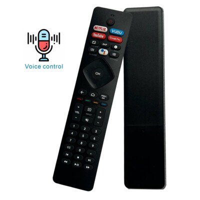 Voice Remote Control For Philips 43PFL5766 50PFL5766/F7 65PFL5504/F7 Smart TV
