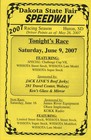 brochure/program, Dakota State Fair Speedway, Huron, SD, 2007, dirtꟷtrack racing — photo 1