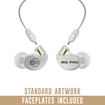  MEE audio M6 PRO 2nd Generation + MEE PRO Artwork Faceplates Bundle (Clear)