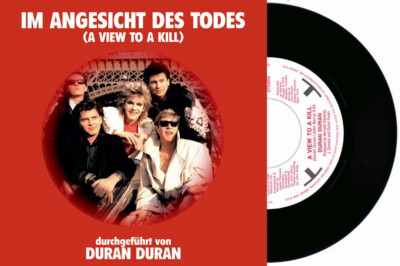DURAN DURAN A VIEW TO A KILL IM ANGESICHT DES TODES JAMES BOND 45TRS 7'' SINGLE