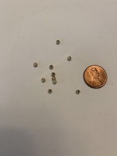 14kt Gold Filled 3mm Stardust round beads 1mm hole, 100pcs