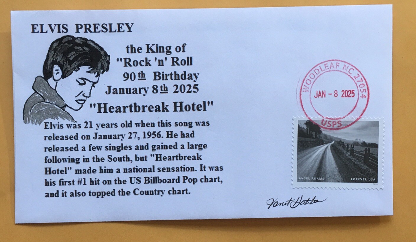 C-170 Elvis Presley 90th Birthday Hand Drawn OOAK | eBay