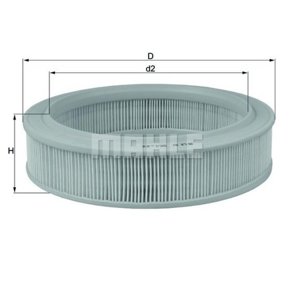 Mahle Filtereinsatz Luftfilter FüR Renault Super 5 Rapid Kasten 19 I LX 81-image