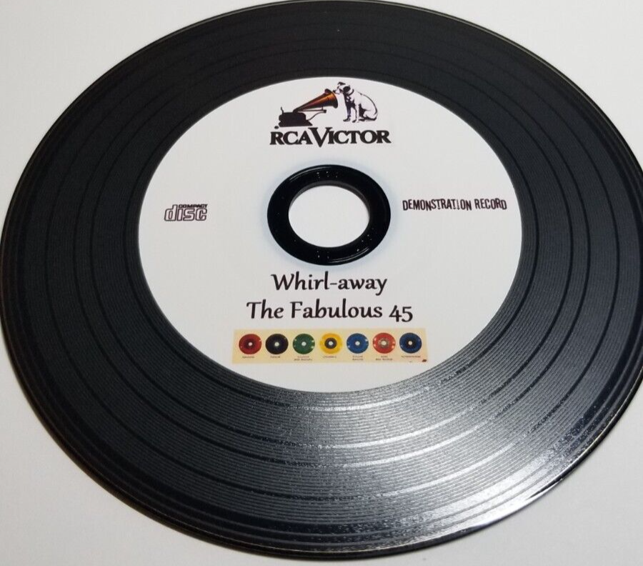 RCA 45rpm Whirl-Away 1949 Music Demonstration Record Player CD VINYL Audio