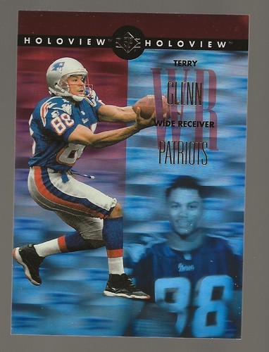 1996 Upper Deck SP Football Terry Glenn Holoview Rookie (RC) Insert #32 Patriots