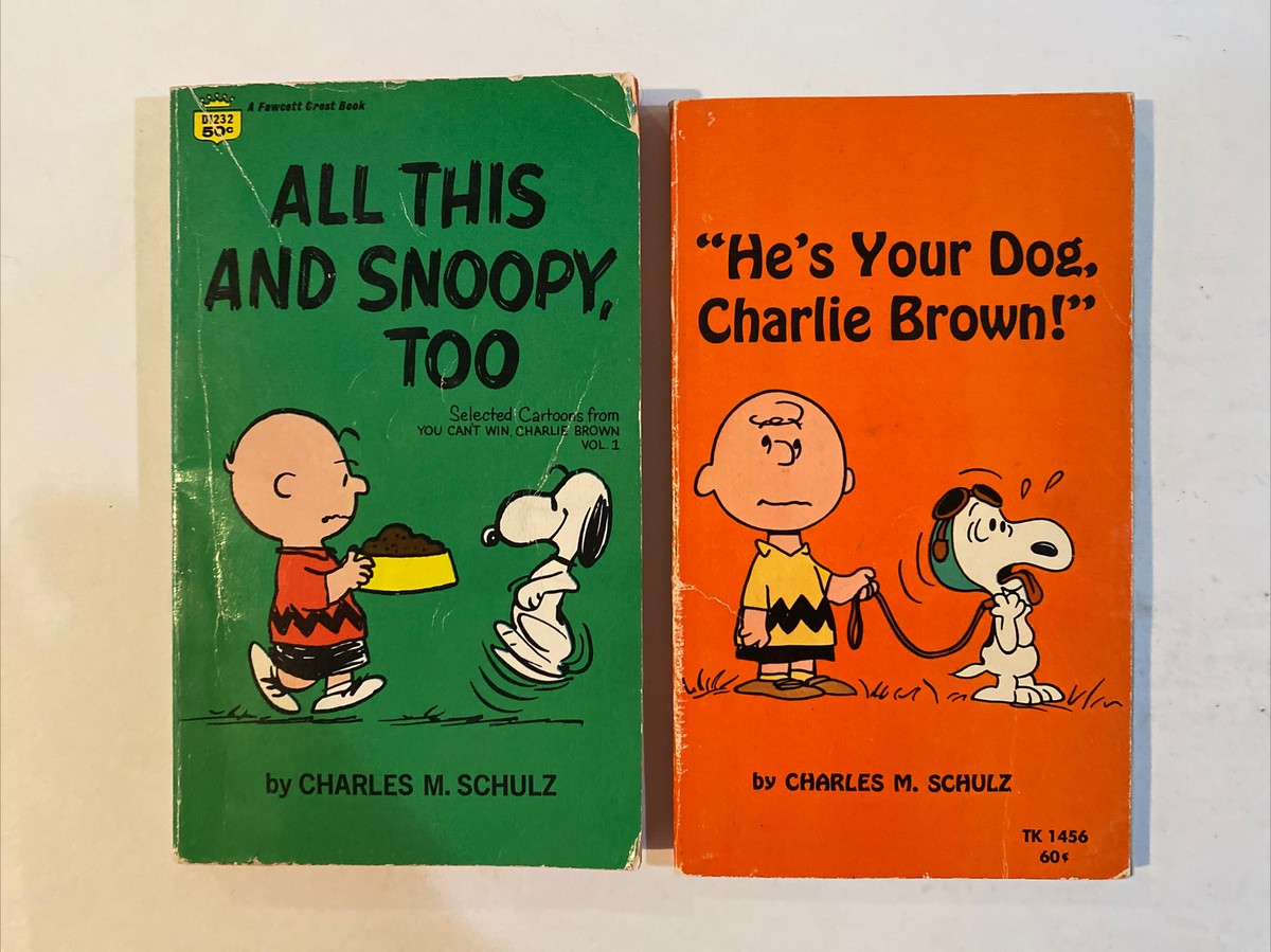 Peanuts Lot of 2 Charles M Schultz Charlie Brown 1960's