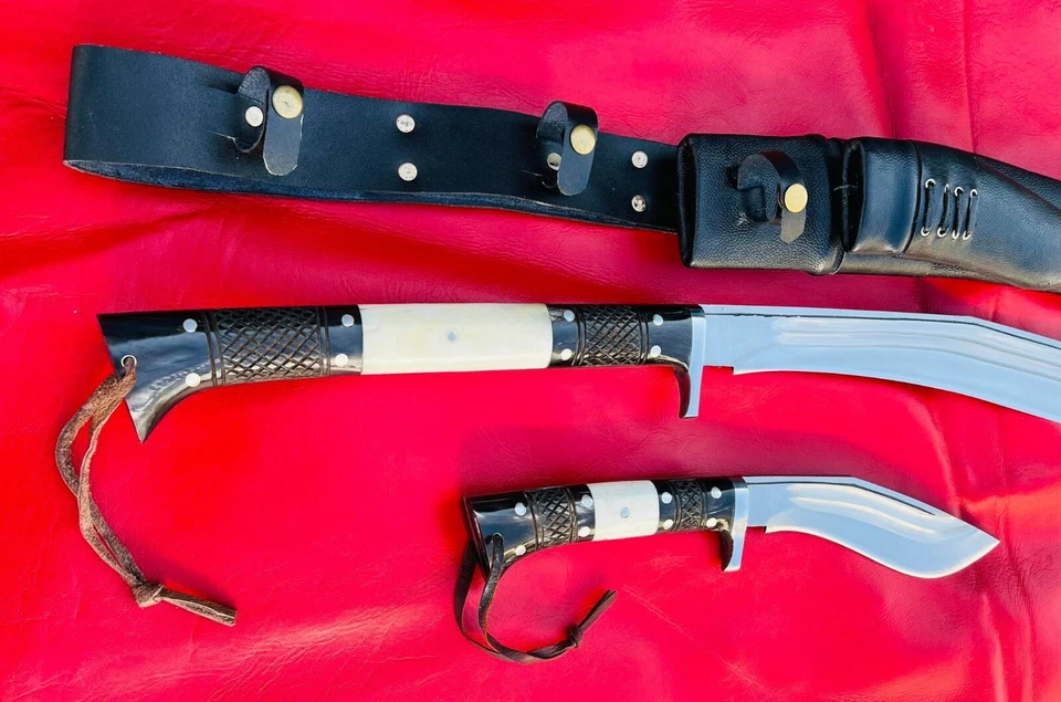 EGKH Kukri - 21 Inch Hand forged 2 fuller Siru sword/Shot Knife - Custom Khukuri - Image 4 of 4