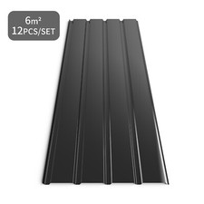 MONDEER 12 X Roof Sheets Corrugated Profile Galvanized Roofing Panel 0.3mm THICK