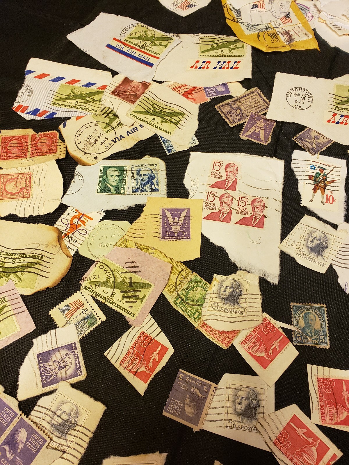 Large Mixed Lot Of Used Vintage Stamps eBay