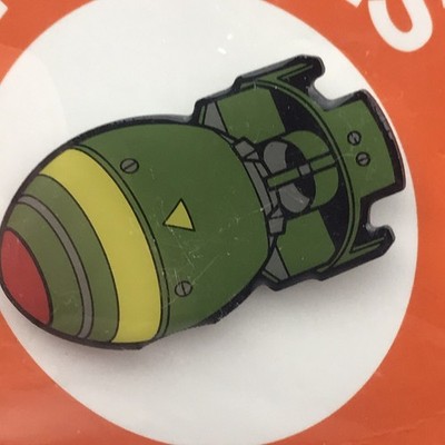 Lootpins Enamel Pin Multi-color Dystopia June 2016 Fall Out Bomb Cartoon