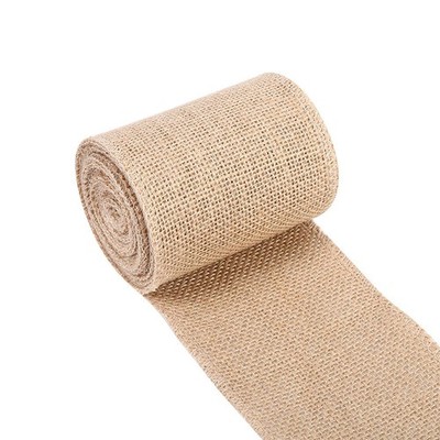 Rustikaler Tischläufer Aus Juteband 10 X 500 Cm Für Stühle Zuhause Hoch Q1PZ