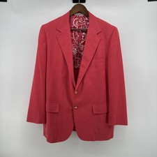 VTG Lilly Pulitzer The Men s Stuff Novelty Tiger Blazer Pink Coral 42 Palm Beach
