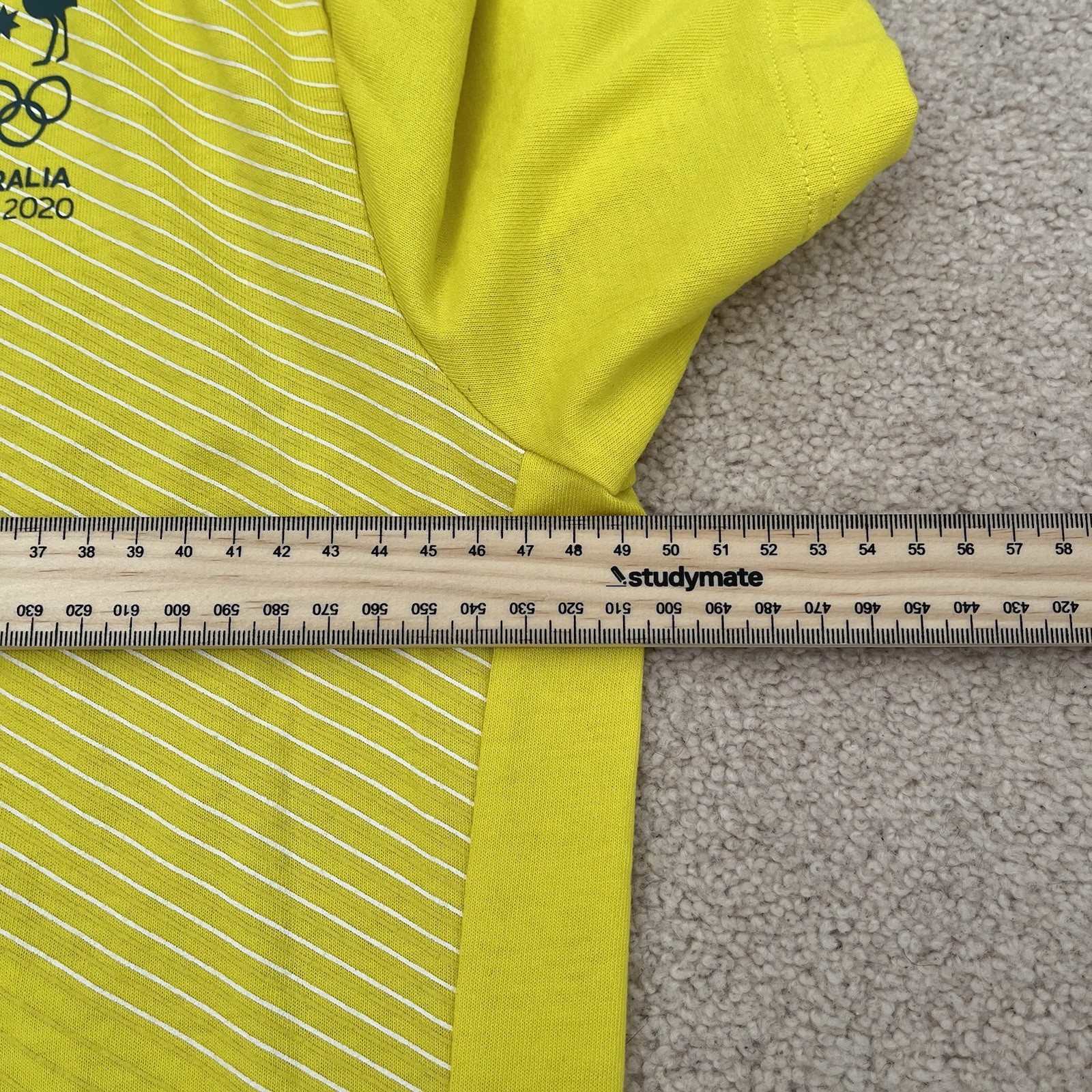 Tokyo 2020 Olympics Australia S/S Polo Shirt Size Large Asics Team Issue thumbnail 7