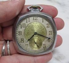 Antique 1925 Elgin Pocket Watch; Size 12s 45mm 17Jewels 1-E132