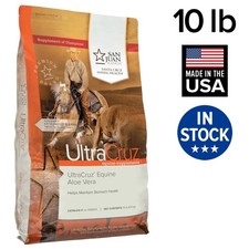 UltraCruz Equine Aloe Vera Supplement for Horses, 10 lb, Pellet 162 Day Supply 