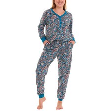 Vera Bradley Women's Cotton PJ Set Henley Top Jogger Bottoms 100% Cotton XS-XXL