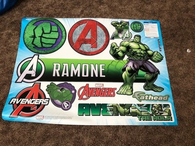 Hulk FATHEAD Personalized With Name ''RAMONE  1250966-23 Marvel NEW