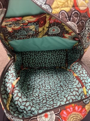 Vera Bradley Backpack Flower Shower Print Quilted Retired  display picture 3