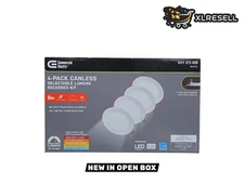 Commercial Electric 6 in. LED 2-Level Lumen Select Canless Recessed Light