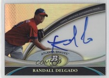 2011 Bowman Platinum Prospect Auto Randall Delgado #BPA-RDE Auto n8a