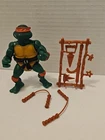 Vtg 1988 TMNT Soft Head MIKE 100% COMPLETE - RARE GOOD COND MICHAELANGELO