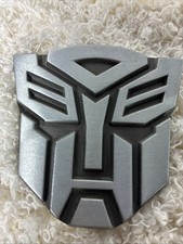 TRANSFORMERS AUTOBOTS EMBLEM BELT BUCKLE Chrome/Black Fast Shipping