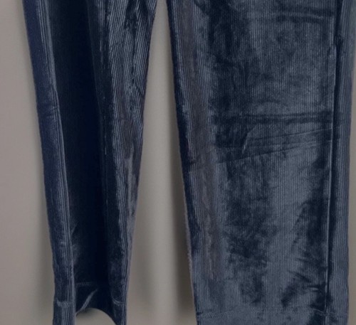 Isaac Mizrahi Live! Women’s Size XXST Soho Tall Double Faced Black Velour Pant - Picture 3 of 8