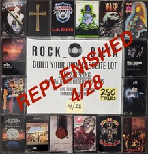  1 and UP 80s 90s METAL Buy 25 get free shipping CASSETTE TAPES BUILD YOUR LOT
